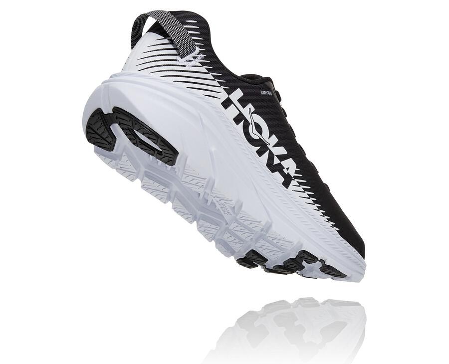 Hoka One One Rincon 2 Löparskor Herr - Svarta/Vita - IBOQK-4602